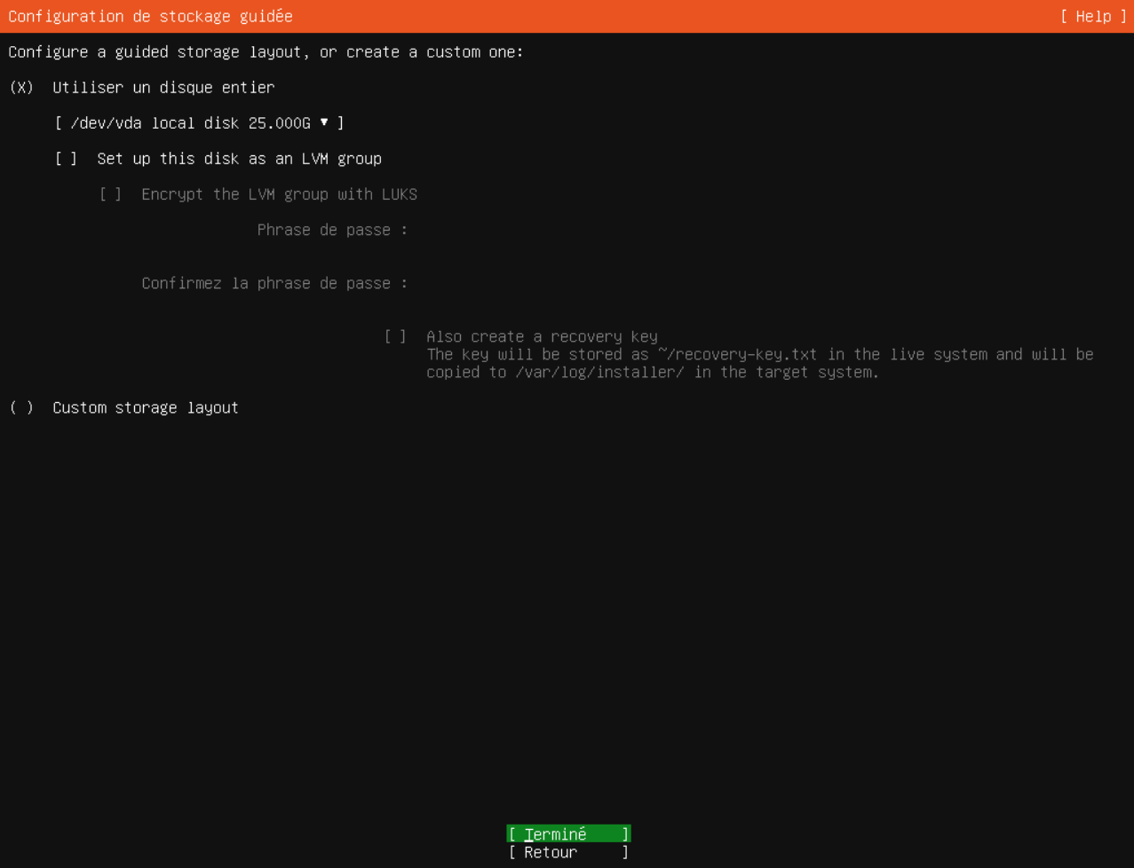 Gestion des partitions