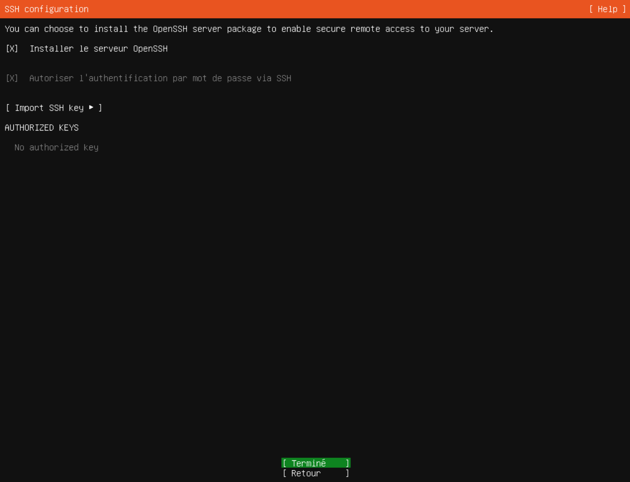 Installation OpenSSH